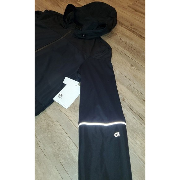GAP Fit Hybrid Tech Hooded Full Zip Jacket Black Mens Sz XL NEW NWT $100 retail - Picture 10 of 16